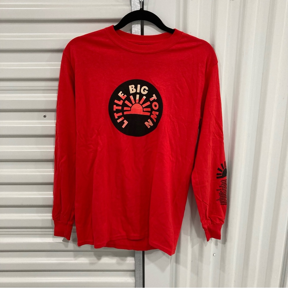 Little Big Town Red Long Sleeve Graphic Tee